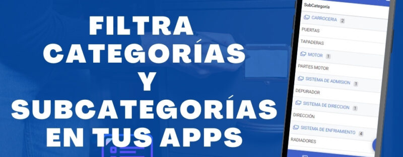 Filtrar Categorías y Subcategorías