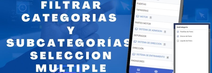 Filtrar Categorías Selección Múltiple