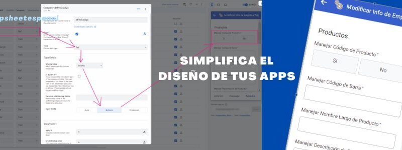 Simplifica el diseño de tus Apps con tabla