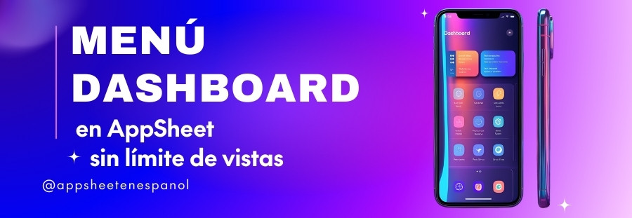 Menú Tipo Dashboard o Tablero