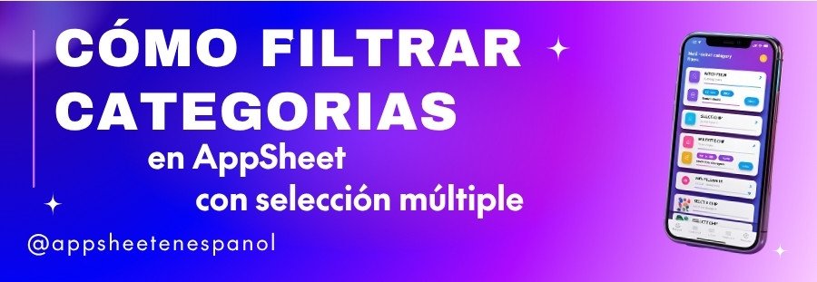 Filtrar Categorías Selección Múltiple