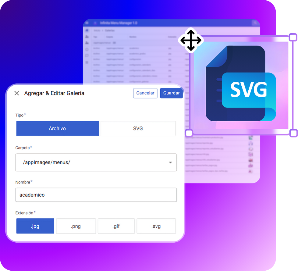Menú avanzado AppSheet galería dinámica para tus menús modernos